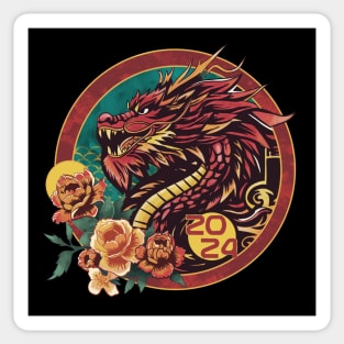 Chinese Year of the Dragon 2024 Sticker